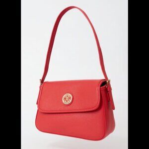 Christian Lacroix Karen Caviar Red Shoulder Bag